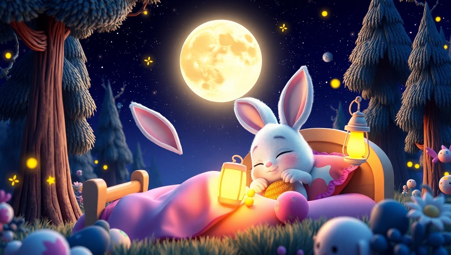 Bedtime Story for Kids | Luna the Bunny’s Sleepytime Adventure
