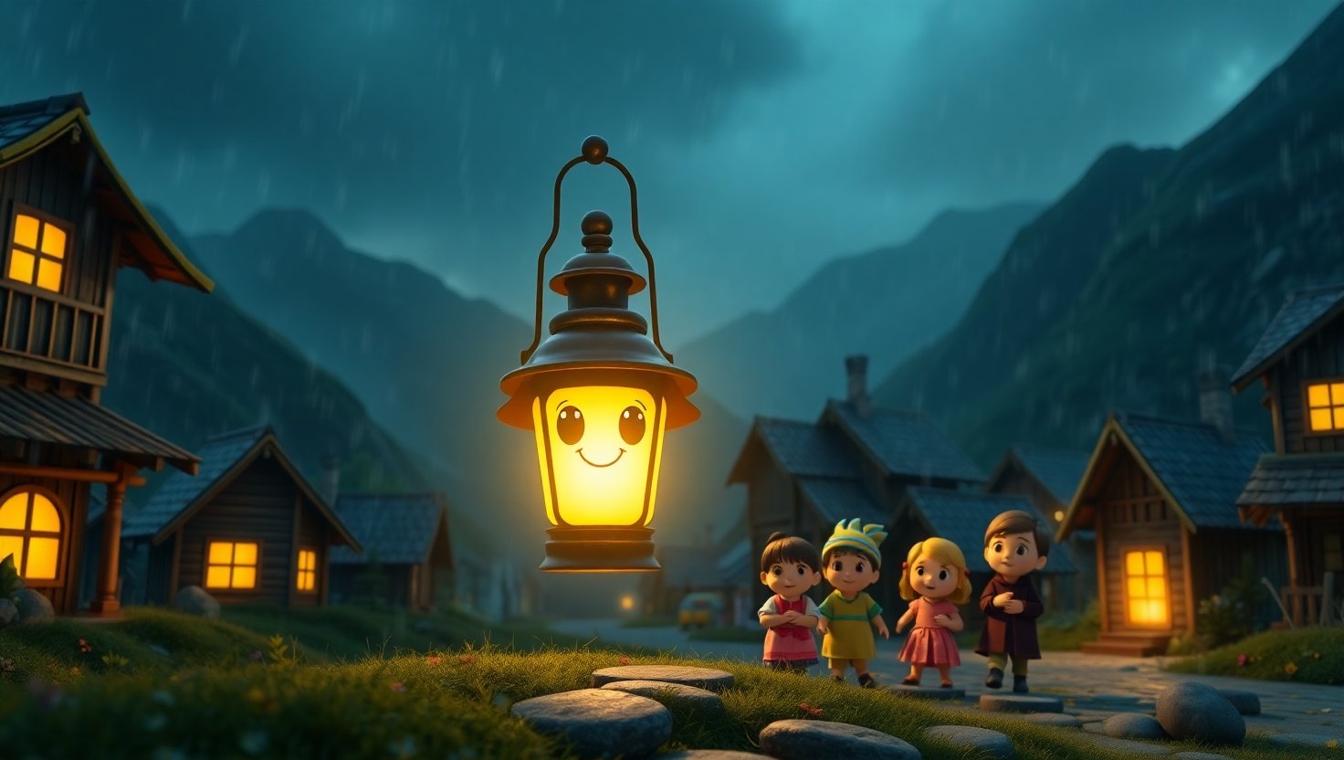 The Little Lantern That Never Gave Up – Inspiring Motivational Story for Kids