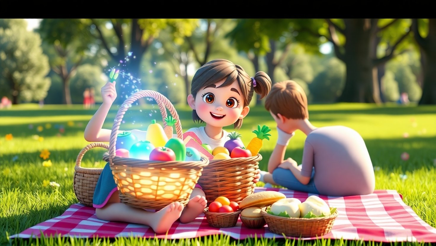 The Magical Picnic Basket—Fun Healthy Eating Story for Kids