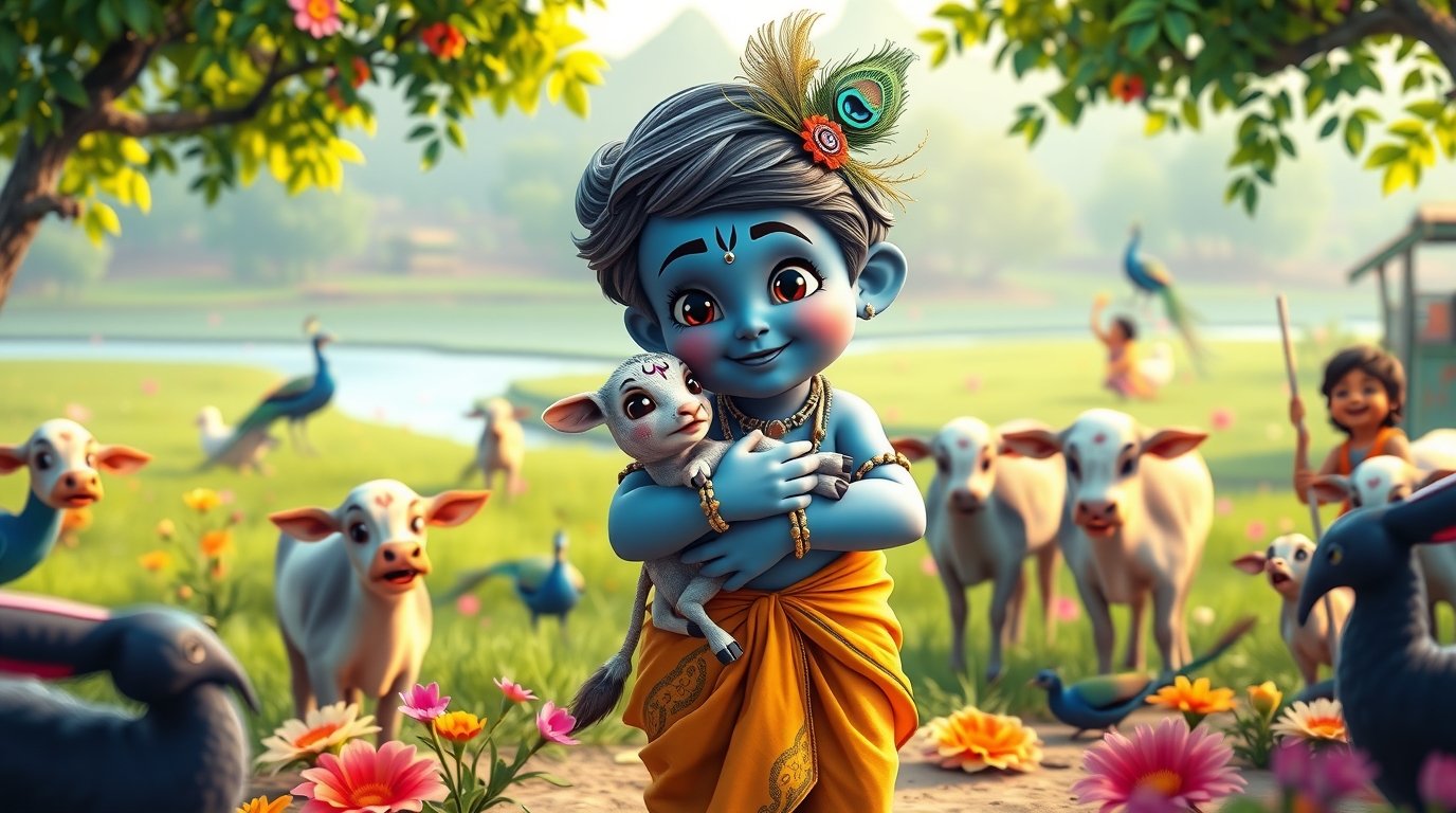 Little Krishna Stories for Kids | Moral, Fun, and Educational Tales Online