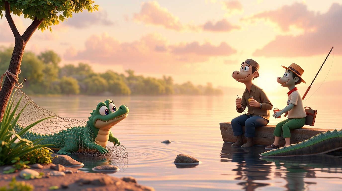 The Honest Crocodile—Inspirational Bedtime Story for Children