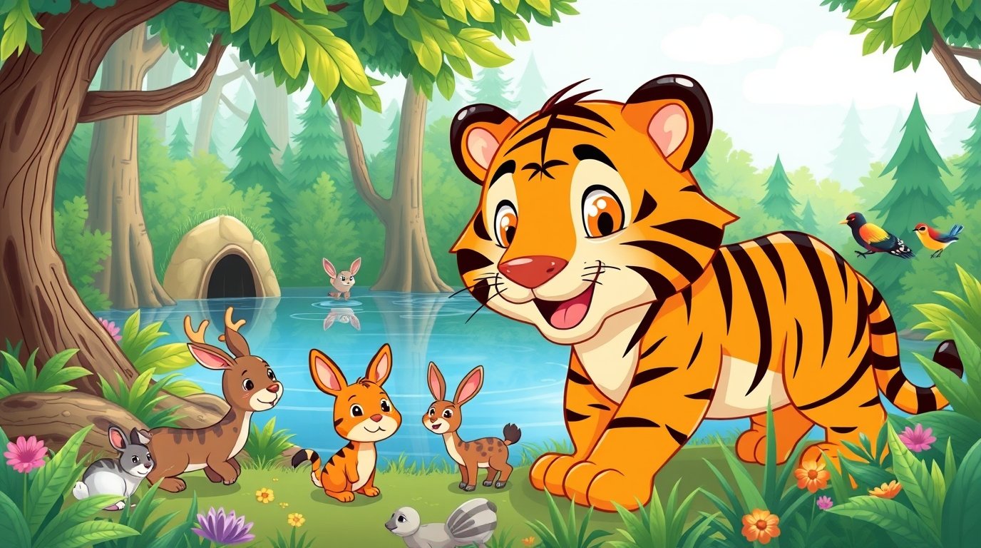 The Kind Tiger Story for Kids | Moral Story About Kindness and Friendship