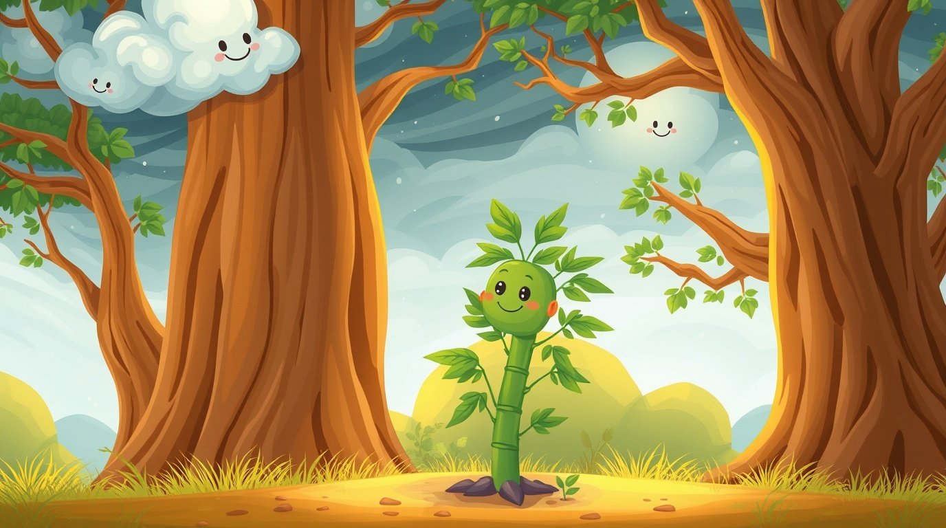 Strength Story for Kids – The Little Bamboo Tree Moral Story