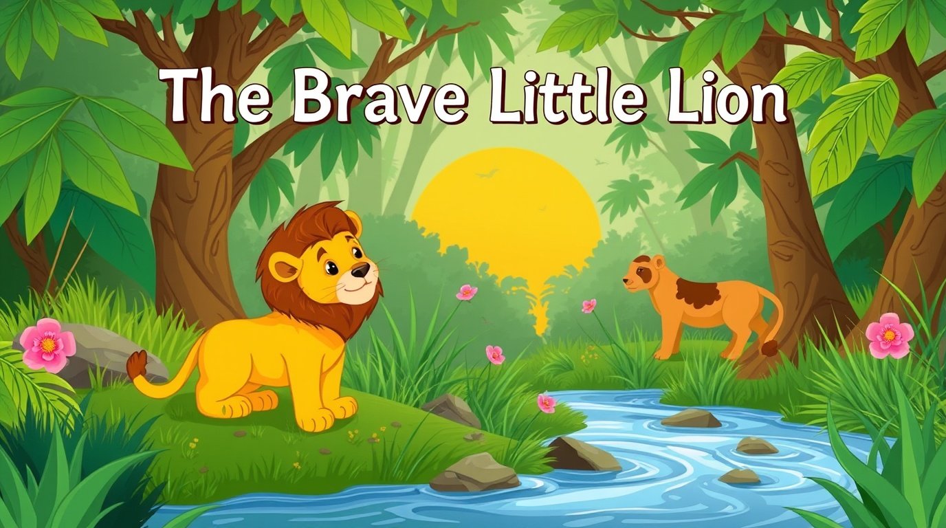 The Brave Little Lion Story for Kids | Inspirational Bedtime Story About Courage and Confidence