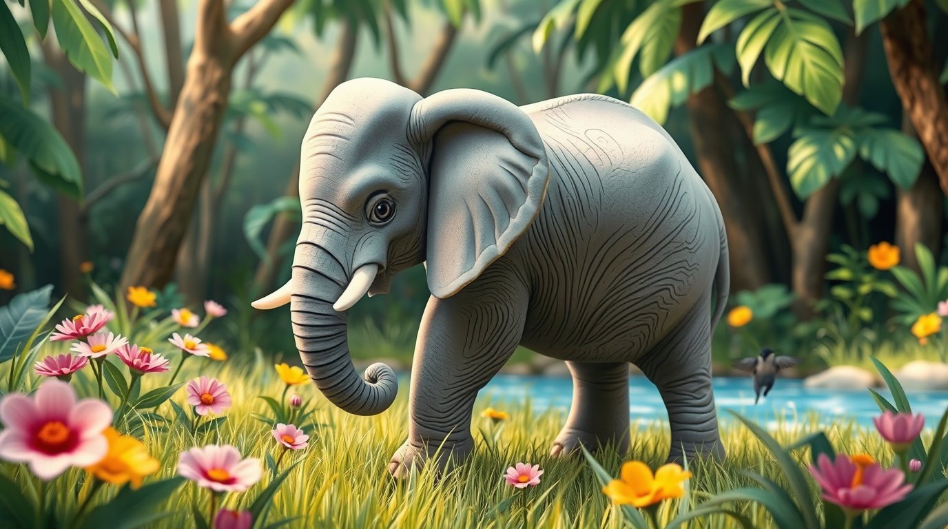 The Helpful Little Elephant – Motivational Bedtime Story for Kids