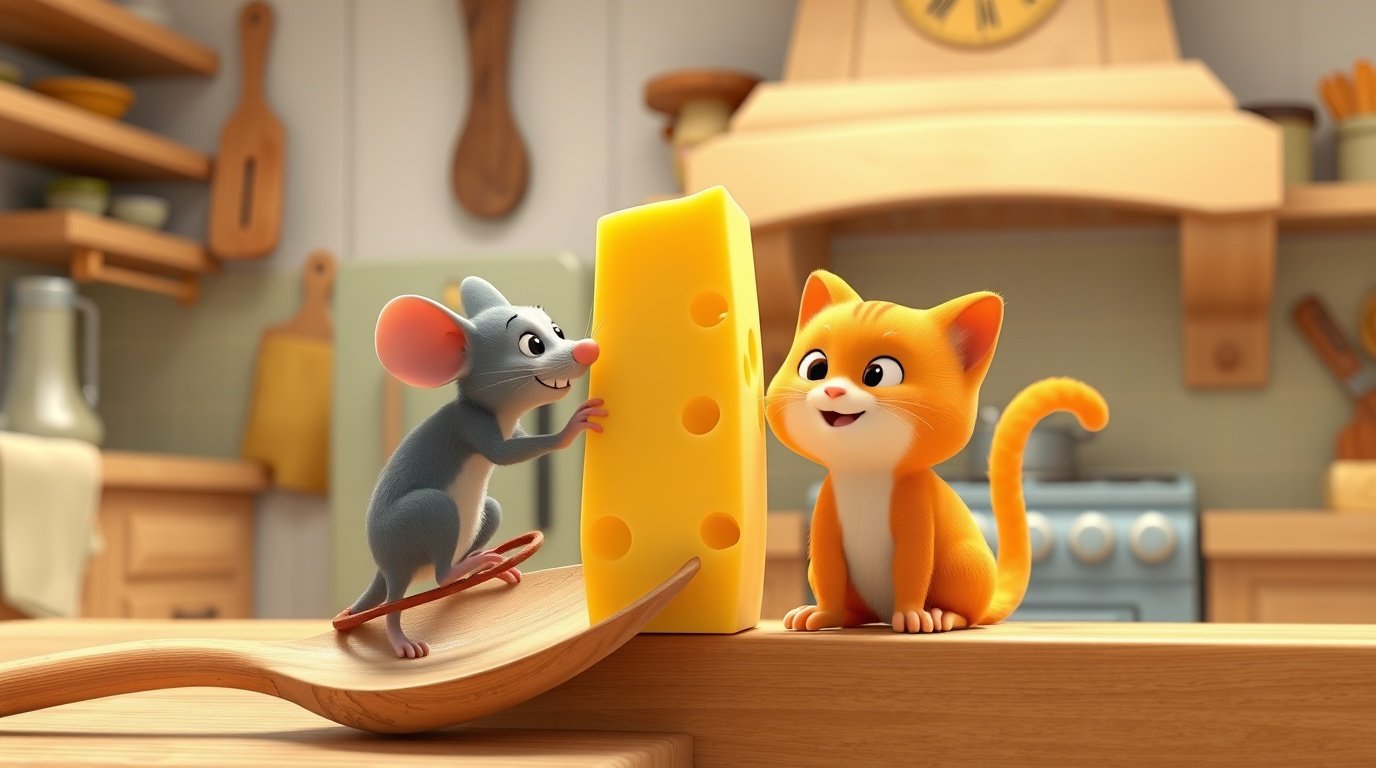 The Cat and the Rat: Never Give Up | Motivational Story for Kids